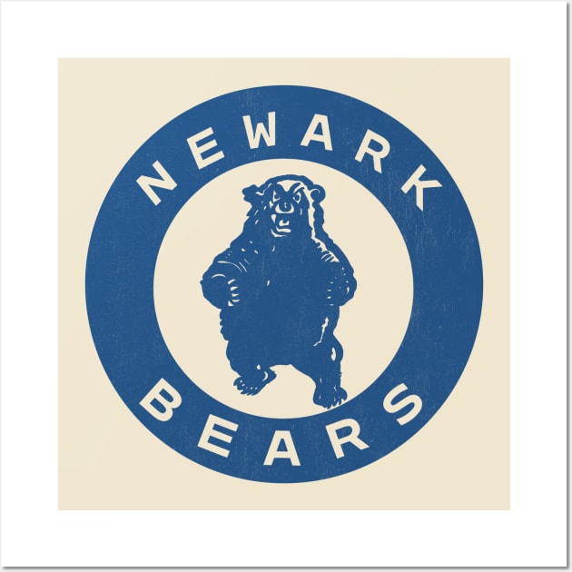 Defunct Newark Bears Baseball Wall Art by LocalZonly